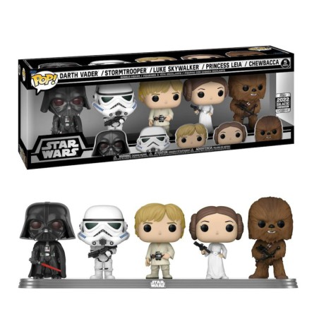 Funko Pop! Star Wars Darth Vader/ Stromtrooper/ Luke Skywalker/ Princess Leia/ Chewbacca 2022 Galactic Convention Edition