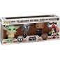 Funko Pop! Star Wars Grogu/ the Mandalorian/ Moff Gideon/ Incinerator Stormtrooper Glow in the dark 4-pack Special Edition