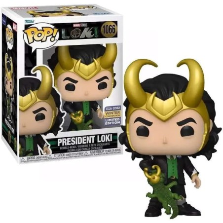 Funko Pop! Marvel Loki TV Series President Loki 2022 Winter Convention Limited Edition 1066