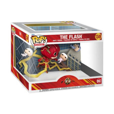 Funko Pop! DC The Flash Movie Scene Flash saving babies 1349