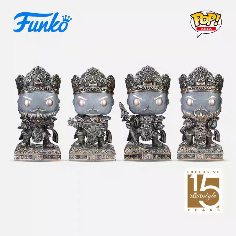 Funko Pop! Asia King of South/ East/ North/ West from Four Heavenly Kings Asia Limited Edition 4-pack