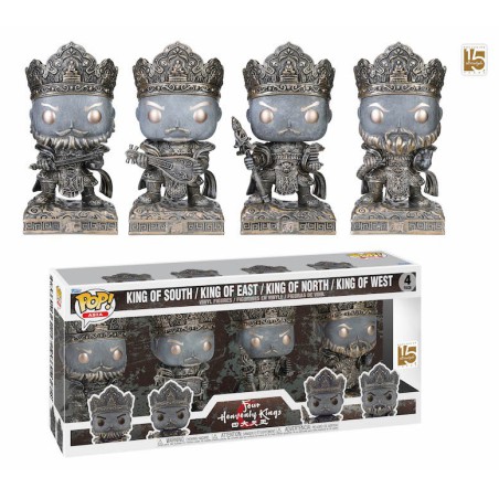 Funko Pop! Asia King of South/ East/ North/ West from Four Heavenly Kings Asia Limited Edition 4-pack