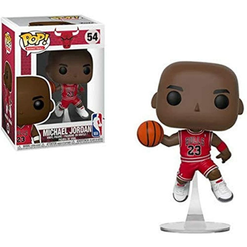 Funko Pop! Basketball Club Michael Jordan in Red Jersey 23 from USA NBA Chicago Bulls 54