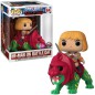 Funko Pop! Masters of the Universe MOTU : He-man on Battle Cat Funko Ride Flocked Version Special Edition 84