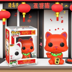 Funko Pop! Asia Lucky Cat Shocking Orange Asia Exclusive 190