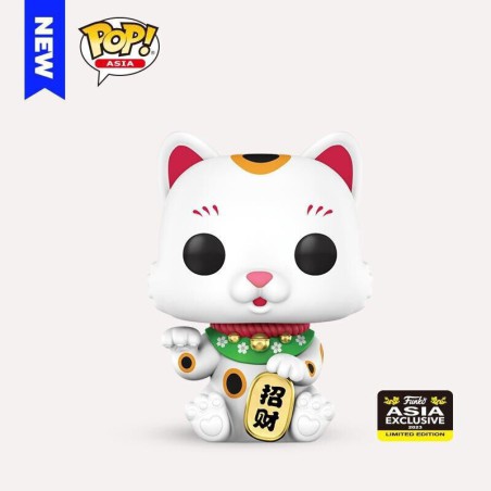 Funko Pop! Asia Lucky Cat White Asia Exclusive 190