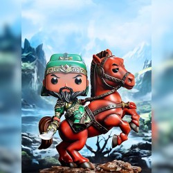 Funko Pop! Asia Three Kingdoms: Guan Yu on Chi Tu Asia Exclusive - Year of Dragon 242