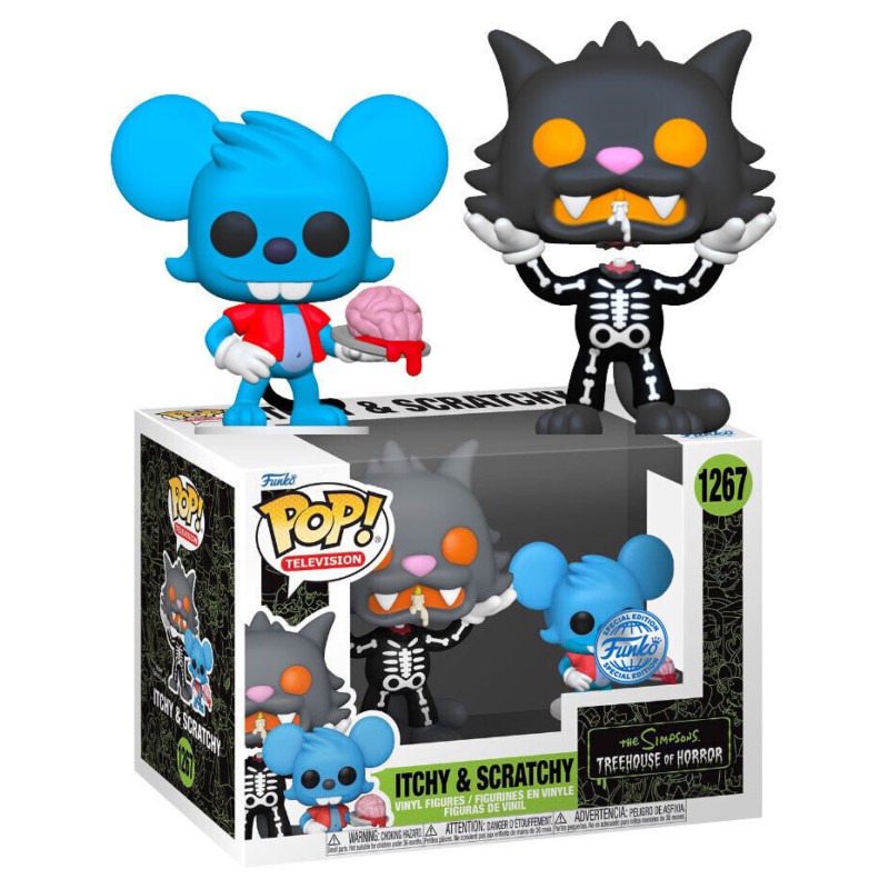 Funko Pop! TV The Simpsons: Itchy and Scratchy from Treehouse of Horror Special Edition 1267