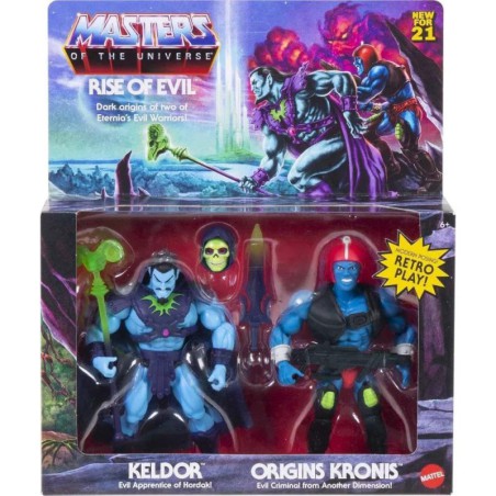 Masters of The Universe Origins (MOTU) - Rise of Evil - Keldor and Origins Kronis 5.5 inch Action Figures