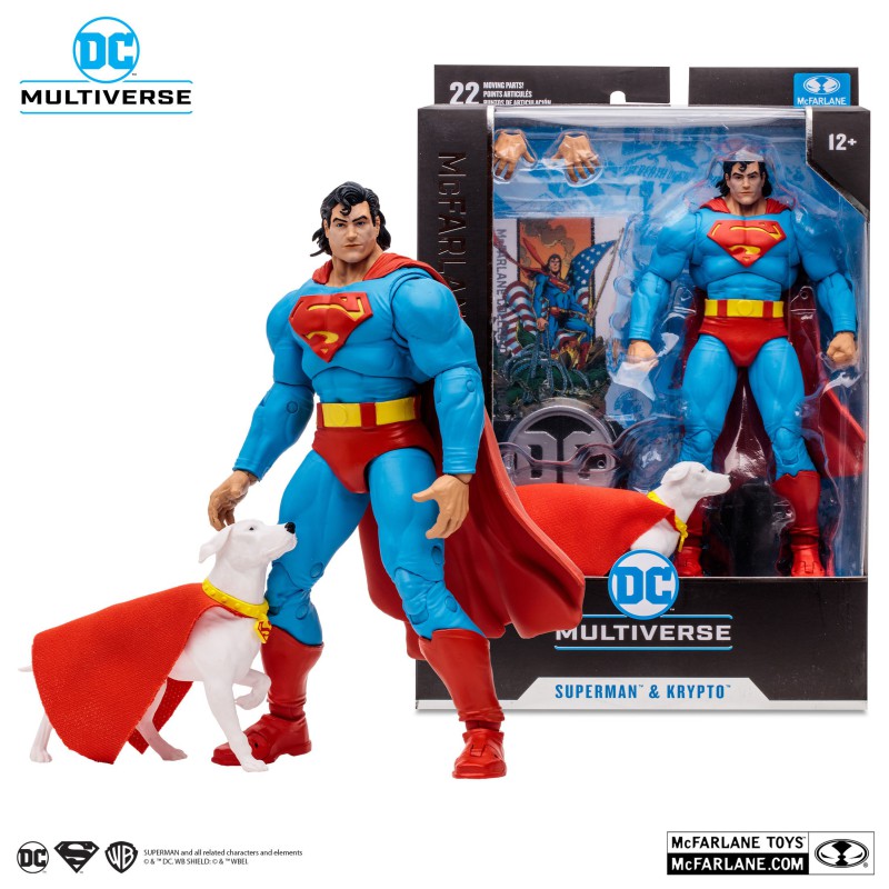 DC Multiverse (McFarlane) - Superman and Krypto Collector Edition Collector Edition