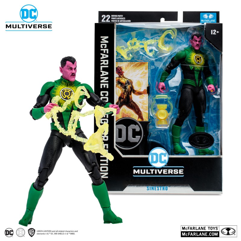 DC Multiverse (McFarlane) - Sinestro (Green Lantern) Collector Edition (Platinum Edition) Collector Edition