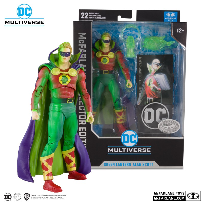 DC Multiverse (McFarlane) - Green Lantern (Golden Age Alan Scott) Collector Edition (Platinum Edition)