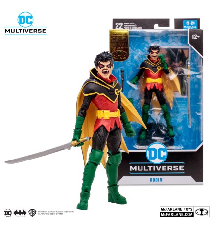 DC Multiverse (McFarlane) - Damien Wayne Vampire Robin Gold Label