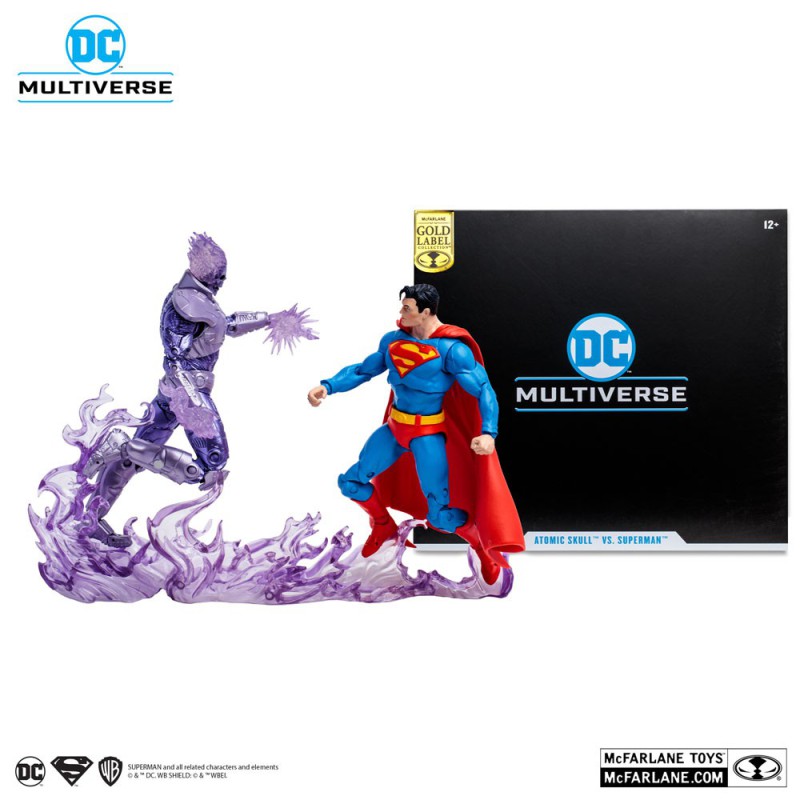 DC Multiverse (McFarlane) - Atomic Skull vs Superman 2-pack Gold Label Gold Label