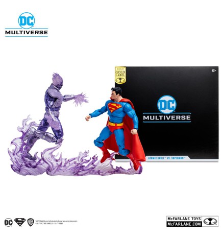 DC Multiverse (McFarlane) - Atomic Skull vs Superman 2-pack Gold Label Gold Label