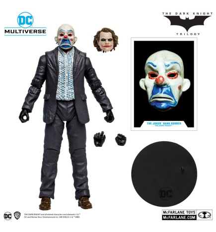 DC Multiverse (McFarlane) - Joker Bank Robber from the Dark Knight Trilogy Movie Gold Label