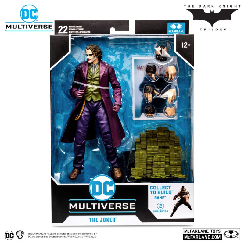 DC Multiverse (McFarlane) - Joker from the Dark Knight Trilogy Movie (Bane BAF)