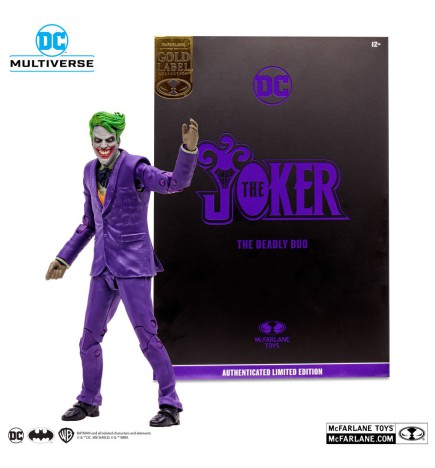 DC Multiverse (McFarlane) - The Joker The Deadly Duo Gold Label Gold Label