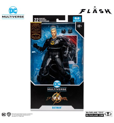 DC Multiverse (McFarlane) - Batman (unmasked Michael Keaton) from The Flash Movie Gold Label