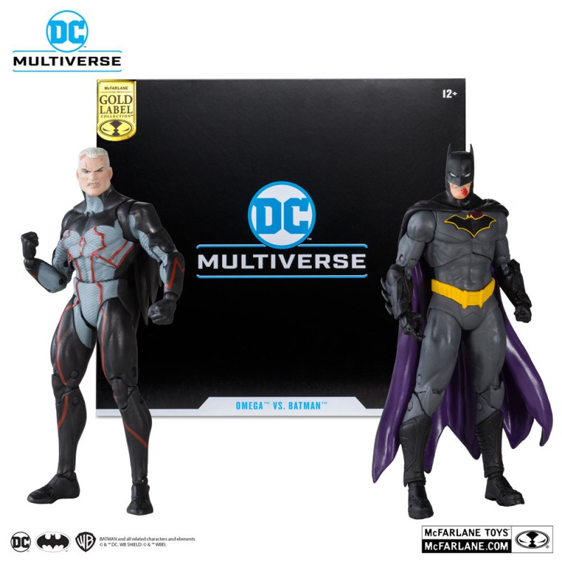 DC Multiverse (McFarlane) - Omega vs Batman 2-pack Gold Label