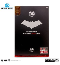 DC Multiverse (McFarlane) - Red Hood New 52 Black and White Accent Edition Gold Label