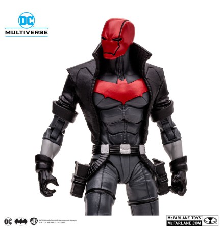 DC Multiverse (McFarlane) - Red Hood New 52 Black and White Accent Edition Gold Label