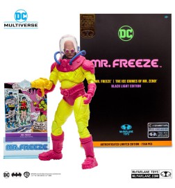 DC Multiverse (McFarlane) - Mr. Freeze Gold Edition / Black Light Edition / EE Exclusive Gold Label