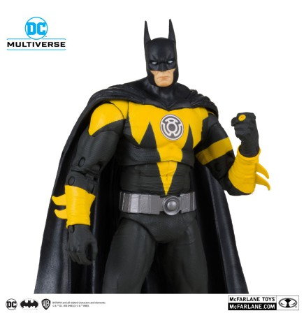 DC Multiverse (McFarlane) - Batman Sinestro Corps (Yellow Lantern) Gold Label