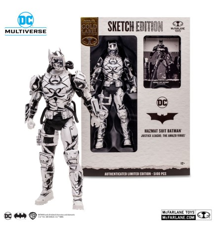 DC Multiverse (McFarlane) - Batman Hazmat Suit Sketch Edition Gold Label