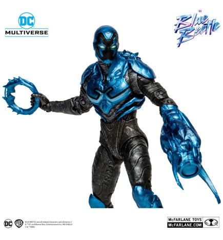 DC Multiverse (McFarlane) - Blue Beetle with weapons from Blue Beetle Movie