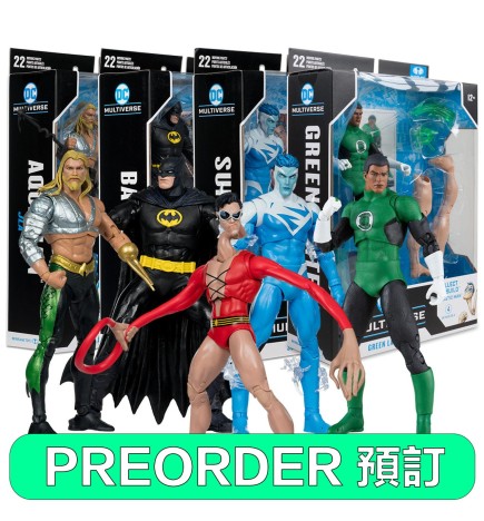 DC Multiverse (McFarlane) - JLA Set with Plastic Man