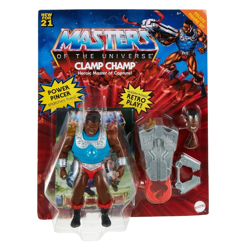 Masters of the Universe Origins (MOTU) - Clamp Champ (Deluxe Version) 5.5 inch Action Figure