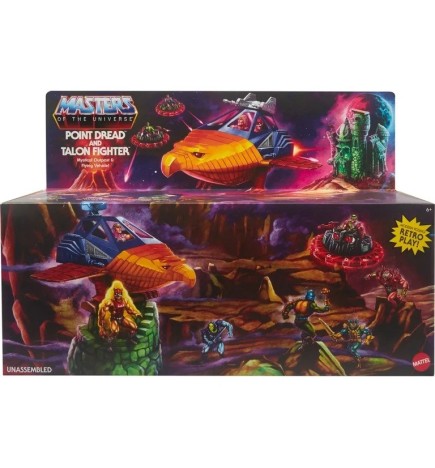 Masters of the Universe Origins (MOTU) - Pint Dread and Talon Fighter (fits for He-man Castle) 5.5 inch Scale