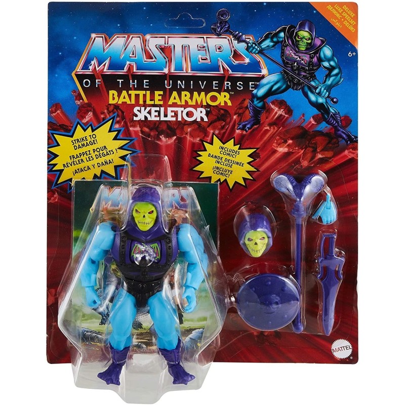 Masters of the Universe Origins (MOTU) - Skeletor Battle Armor (Deluxe Version) 5.5 inch Action Figure