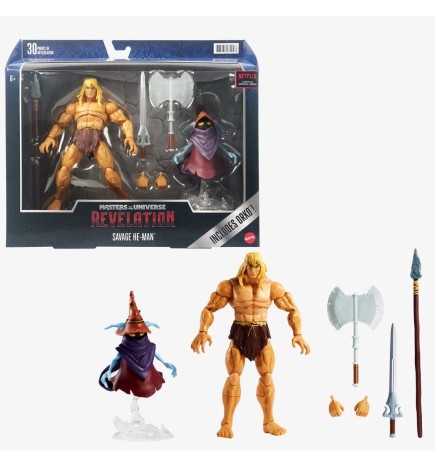 Masters of the Universe Masterverse Revelation Savage He-Man Action Figure