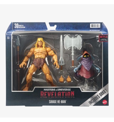 Masters of the Universe Masterverse Revelation Savage He-Man Action Figure