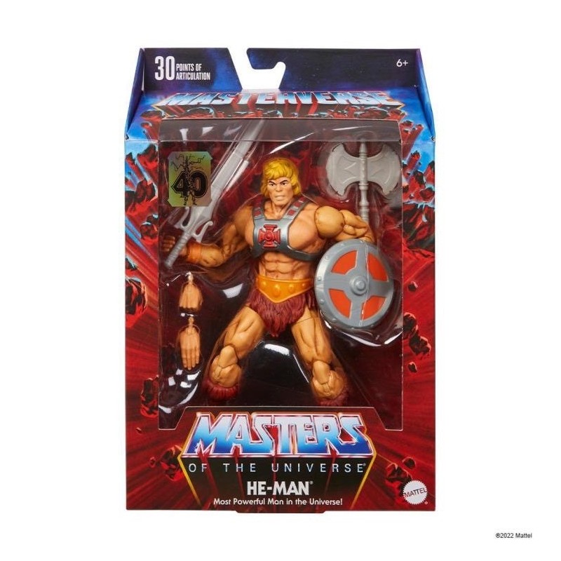 Masters of the Universe Masterverse He-man Action Figure (40th Anniversary)