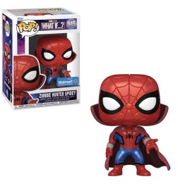 Funko Pop! Marvel What If? Zombie Hunter Spidey Metallic Walmart Exclusive 945