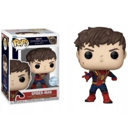 Funko Pop! Marvel Spider-Man No Way Home Battled damaged unmasked Peter Parker Special Edition 1169