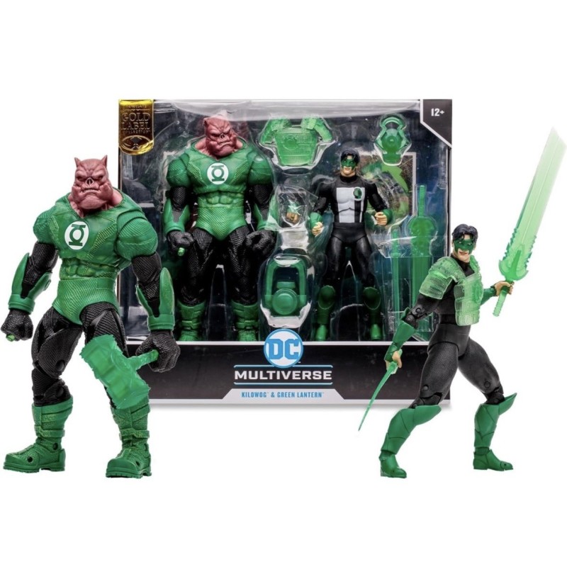 DC Multiverse (McFarlane) - Green Lantern Kilowog and Kyle Rayner Multipack Gold Label