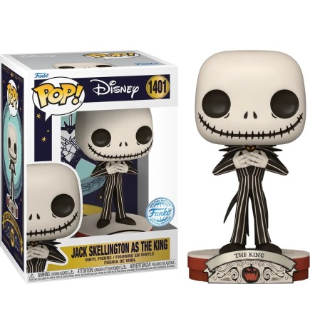 Funko Pop! Disney-Nightmare Before Christmas Jack Skellington as King Special Edition 1401