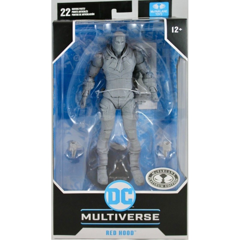 DC Multiverse (McFarlane) - Red Hood from Gotham Knights Grey Scale Platinum Edition