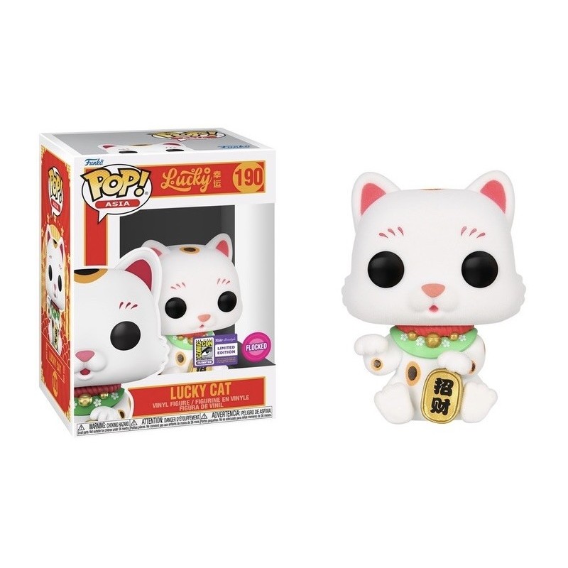 Funko Pop! Asia Lucky Cat Fur / Flocked Asia Exclusive 190