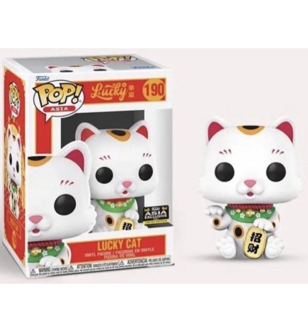 Funko Pop! Asia Lucky Cat White Asia Exclusive 190