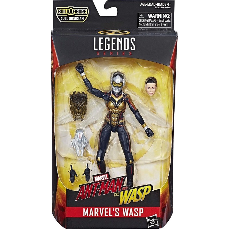 Marvel Legends Ant-Man and the Wasp: The Wasp 6 Inch Action Figure (BAF: Cull Obsidian)