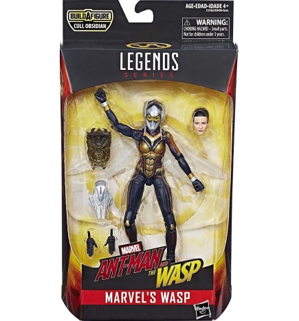 Marvel Legends Ant-Man and the Wasp: The Wasp 6 Inch Action Figure (BAF: Cull Obsidian)