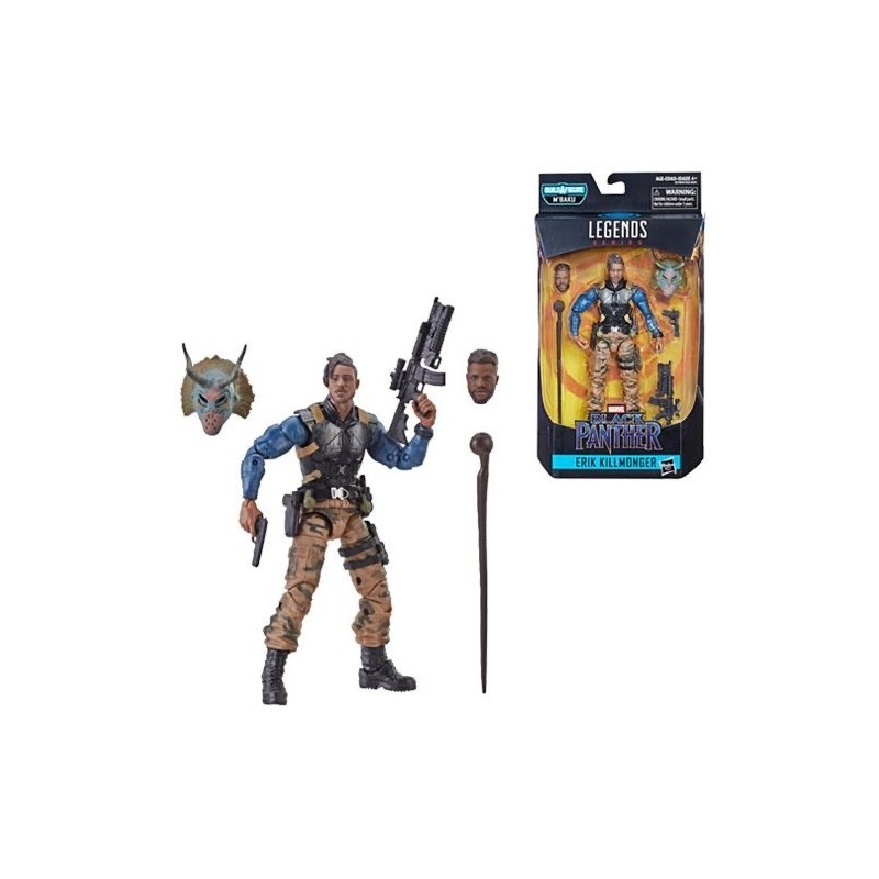 Marvel Legends Black Panther Erik Killmonger 6 Inch Action Figure (BAF: M'Baku)