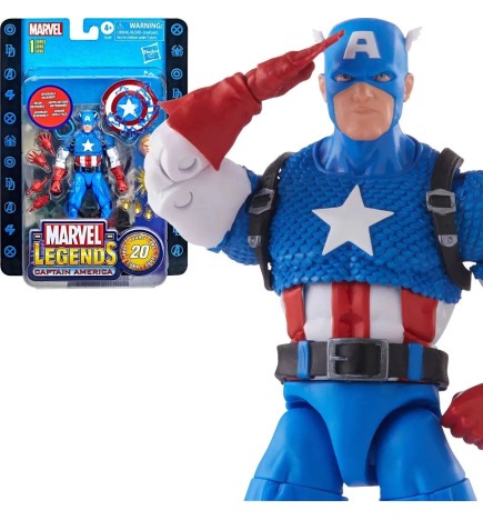 Marvel Legends 20th Anniversary Captain America 6 Inch Action Figure