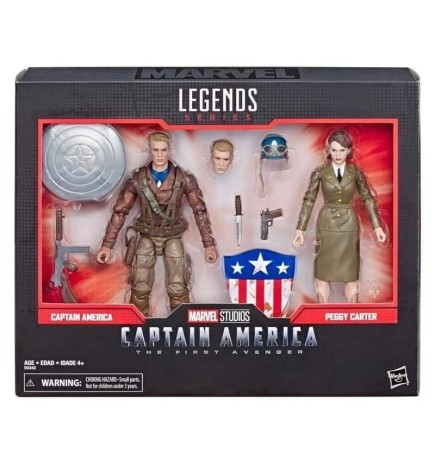 Marvel Legends Marvel Studios: First Ten Years Captain America The First Avenger: Captain America & Peggy Carter