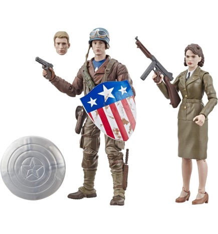 Marvel Legends Marvel Studios: First Ten Years Captain America The First Avenger: Captain America & Peggy Carter